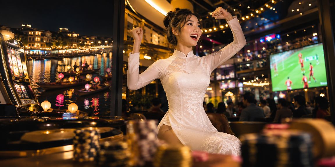 Cảnh quan sôi động người chơi Việt Nam tham gia cá cược casino trực tuyến